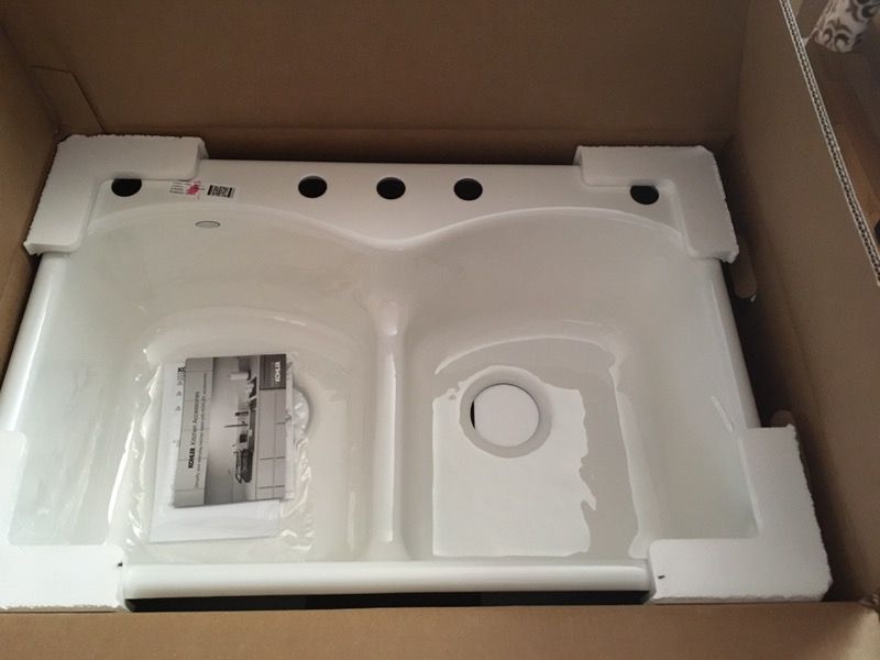 Brand new Kohler Langlade Topmount Sink