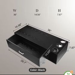 Wall Mount Barber Station, Beauty Salon Stations Equipment With Drawer, Hair Salon Station Cabinet For With Side Open Space, Stylist Salon Stations St