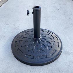 (New) $30 Outdoor Patio Umbrella 19” Base Weight 30lbs, Fit 1.5” pole