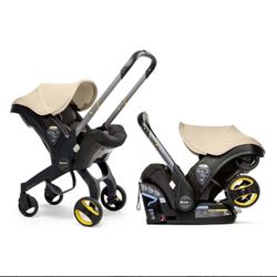 Doona Car Seat & Stroller Combo – Lightly Used – Beige