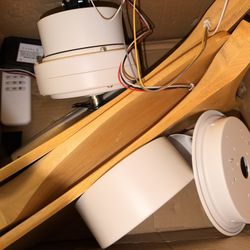 Ceiling Fan With Light And Remote.