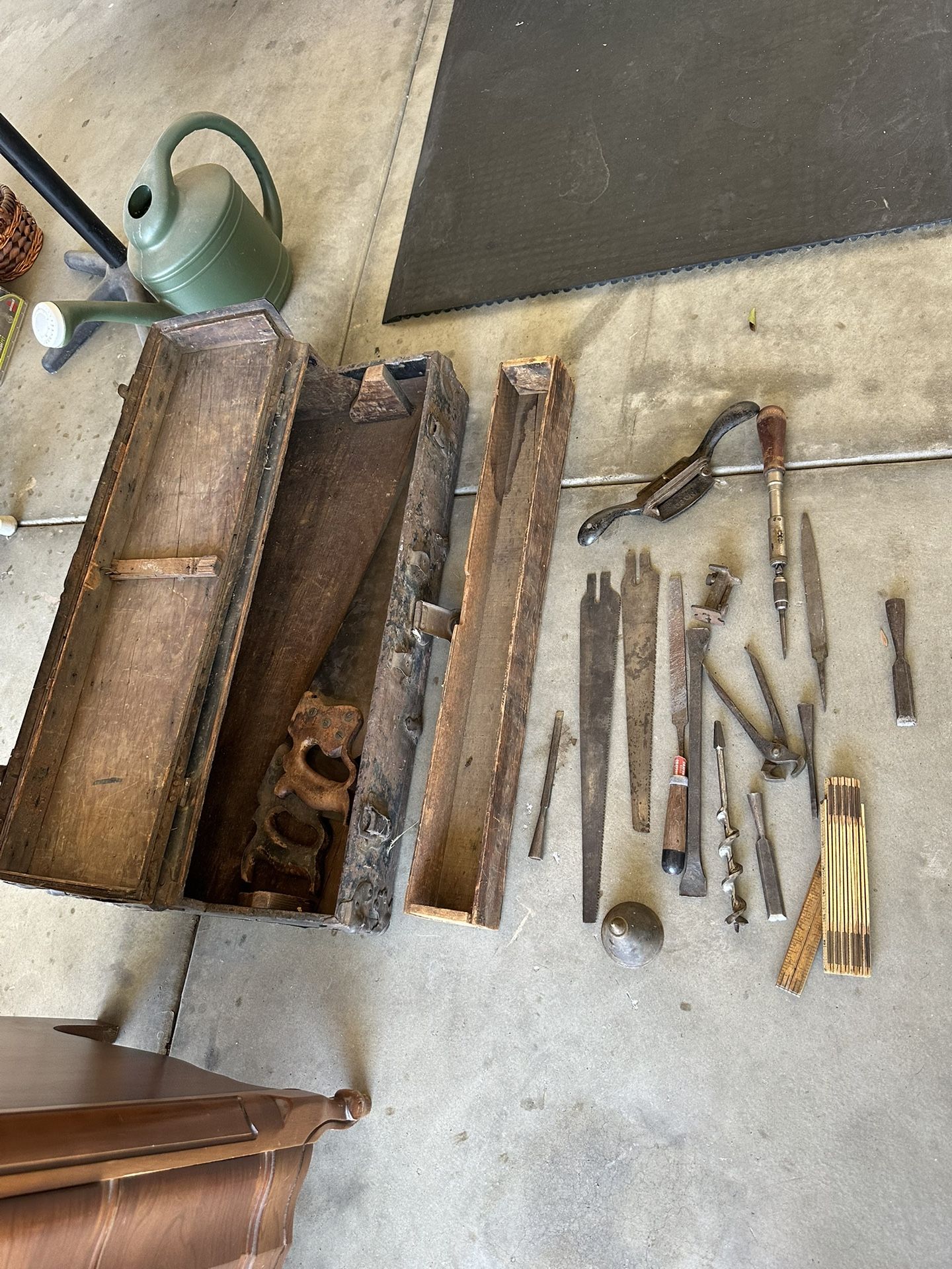 Vintage Tools And Tool Box