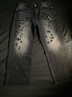 Purple jeans