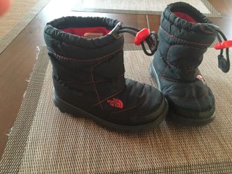 North Face Boys Snow Boots 7c