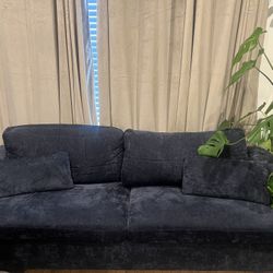 Navy blue Pull Out Queen Size Couch