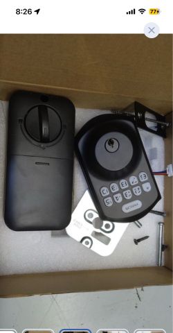 TEEHO TE001 Keyless Entry Door Lock with Keypad - Smart Deadbolt Lock for Front Door with 2 Keys - Auto Lock - Easy Installation - Matte Black