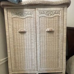 Wicker Armoire $100 OBO