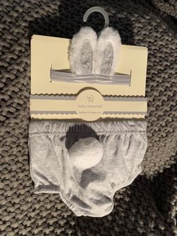 Bunny Bottoms And Ear Head Band