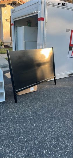 Queen headboard and frame