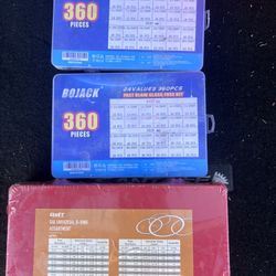 BOJACK 360-Piece Glass Fuse Kit (Fast-Blow) + SAE O-Ring Assortment