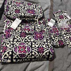 NWT XL Vera Bradley Travel Bag Lot