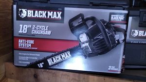 Photo Black Max 18 inch 2 cycle chainsaw brand new