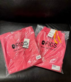 FIGS Scrub Set — Brand New with Tags | Size Small | Neon Pink/DEP