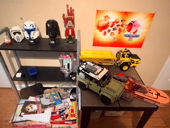 Huge Room Clear-Out Bundle - LEGO Sets, Custom MOCs, Table, Shelving & Games