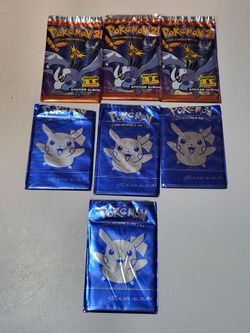 Pokemon Evolution Metal Sticker Packs