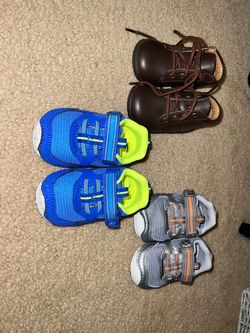 Toddler shoes 3 pairs