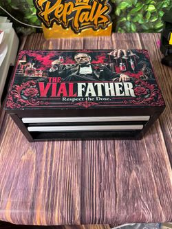 Metal peptide tool box case with 3d printed inserts