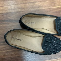 Zigi Soho Women’s Flats Loafers Crystal Rhinestones 