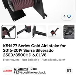 K&N 77 Series Cold Air Intake