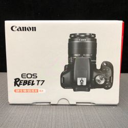 Canon EOS Rebel T7 DSLR Camera with 18-55mm Lens