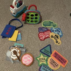 Kids Toddler Play Pretend Educational Toys Felt Colors Shapes Cooking Doctor Leap Frog