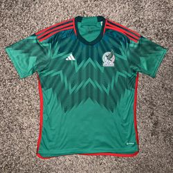 Mexico Soccer Football Authentic Jersey Size XL Red Green Shirt Top