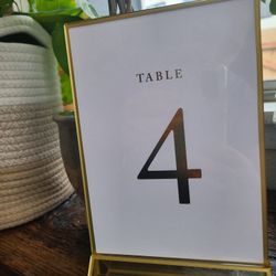 Table Numbers 