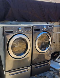 LG Washer And Electric Dryer
