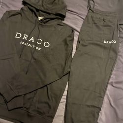 DRACO OLIVE SWEATSUIT