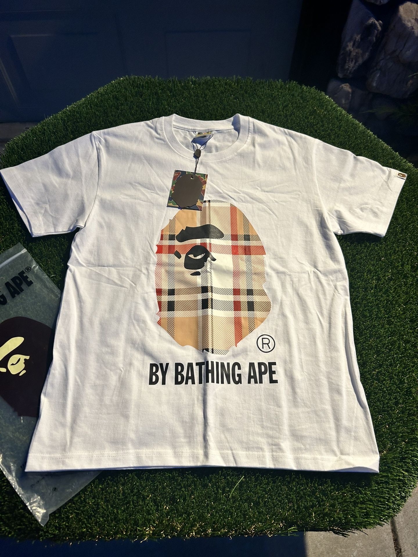 bape shirt burberry