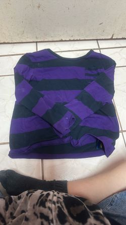 emo shirt purple black 