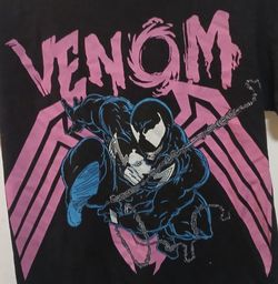 New!! Spider-Man Vibrant Venom Marvel Comics Adult T-Shirt Size Medium