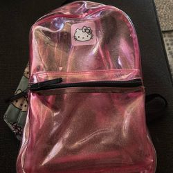 Hello Kitty, backpack clear