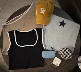 Tanks , earrings, fashion logo coin purses