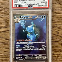 2023 Pokemon SV 151 Blastoise ex Special Illustration Rare #200/165 PSA 10