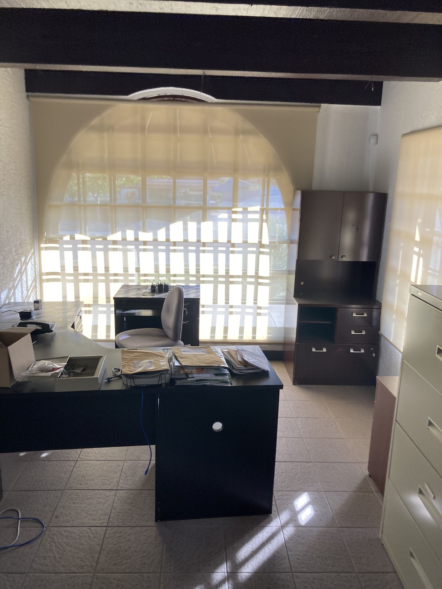 Office Furniture: Desks And Cabinets-whole Office 