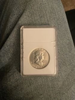 Ben Franklin half dollar silver coin