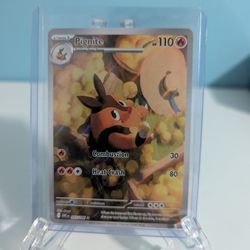Pignite full art Pokemon card 097/086
