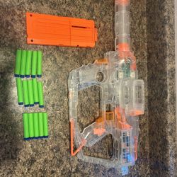 Clear Nerf Modulus With Nerf 12 Round Mag