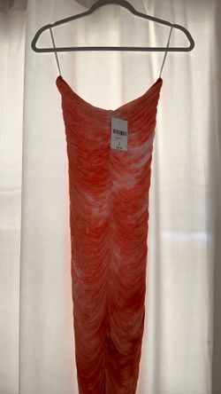 Summer orange dress