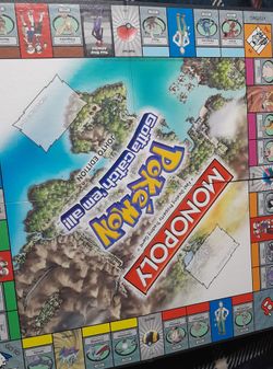 Pokemon monopoly board game