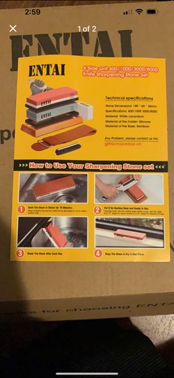 Sharpening stone set