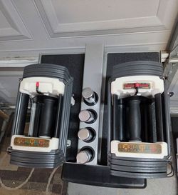 Weight Adjustable Power Block Dumbbells  5-50lbs
