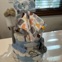 Elephant Diaper Cake