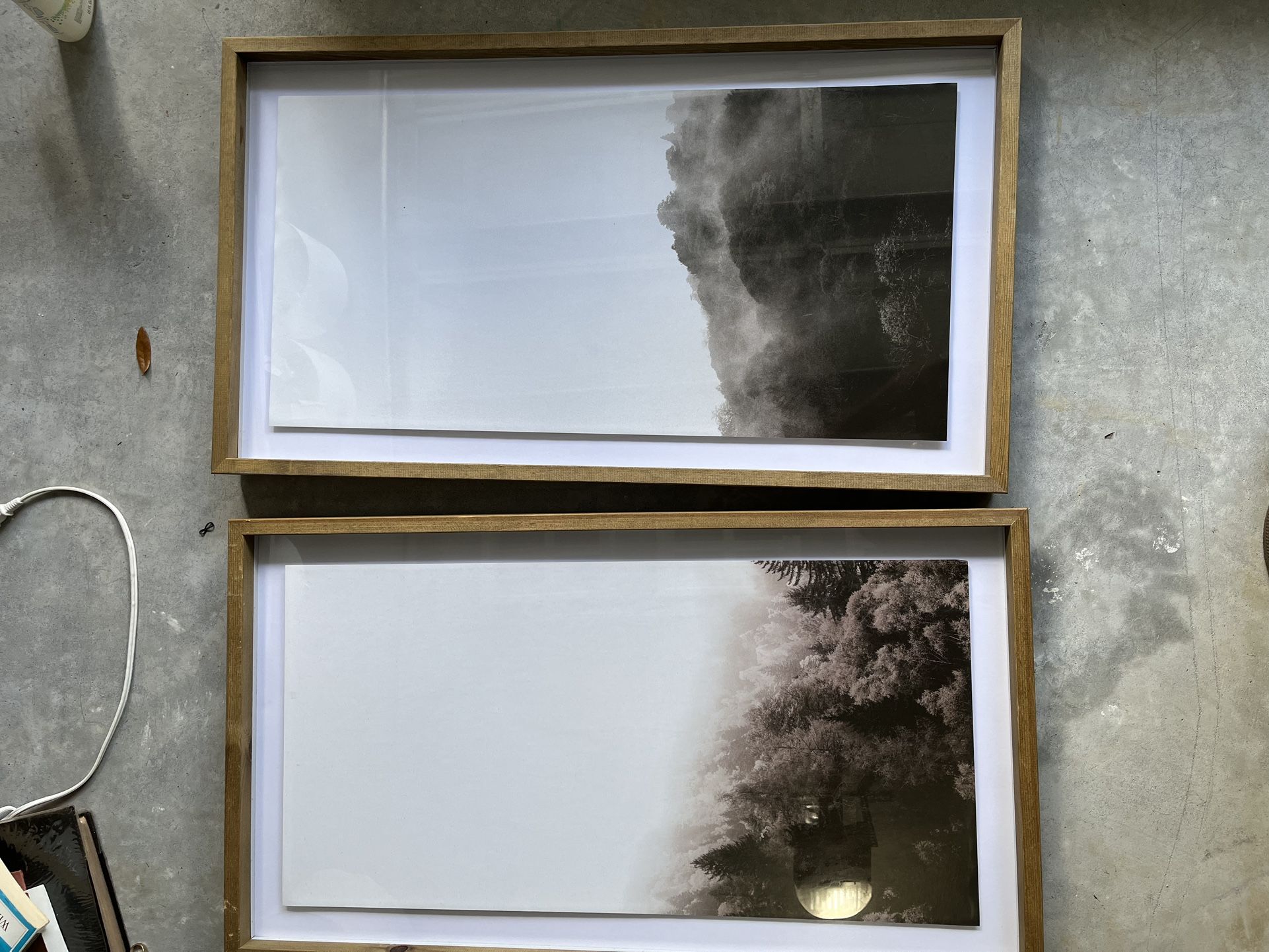 Decor Painting Set – 2 Sleek Framed Portraits