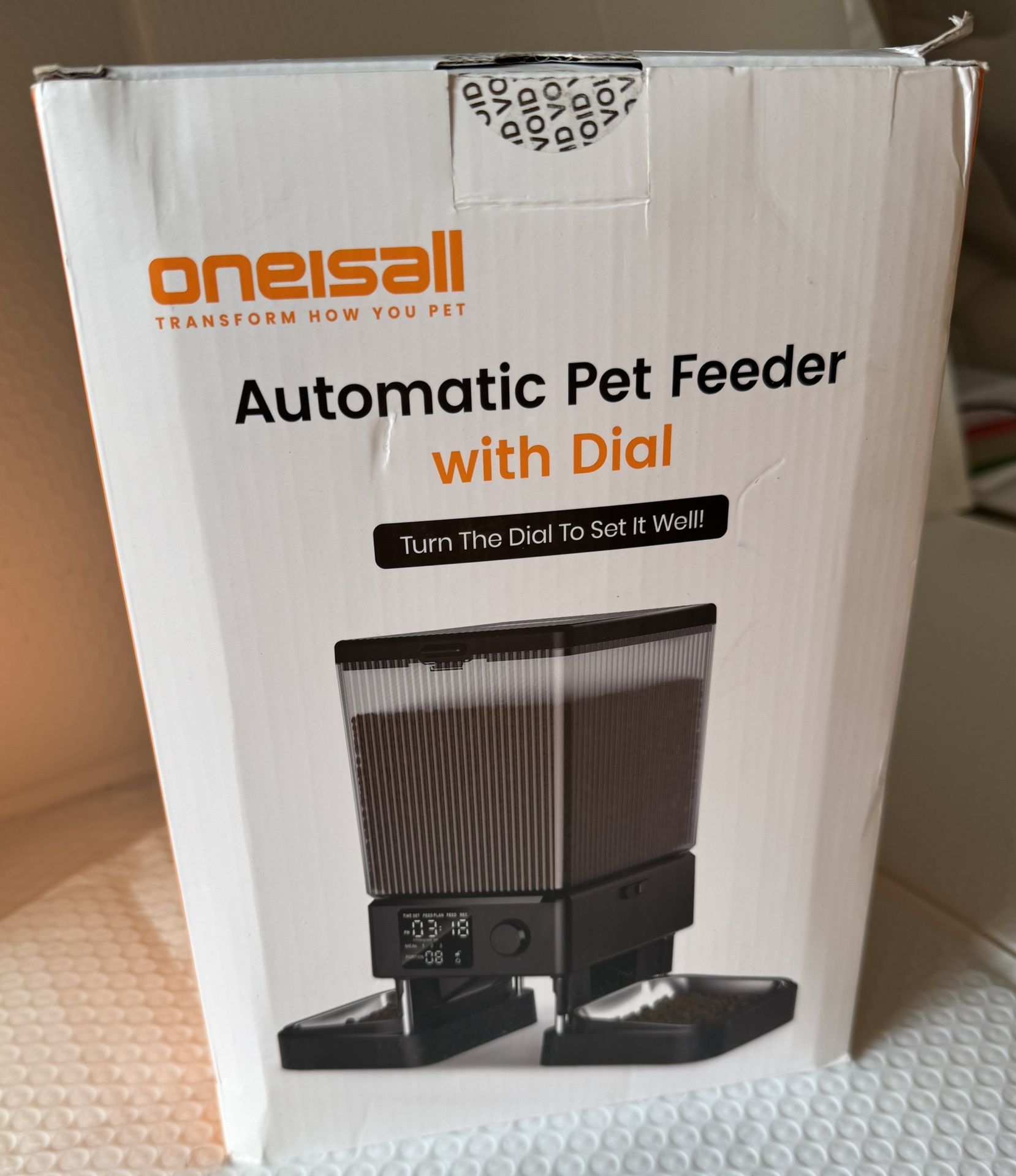 Automatic Pet Feeder With Dial