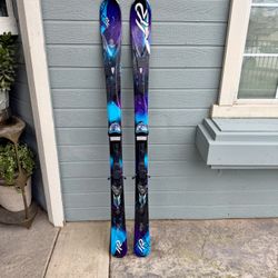 K2 SKIS WITH BINDINGS 160cm
