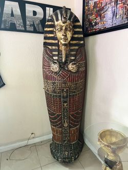 Egyptian Sarcophagus Cabinet