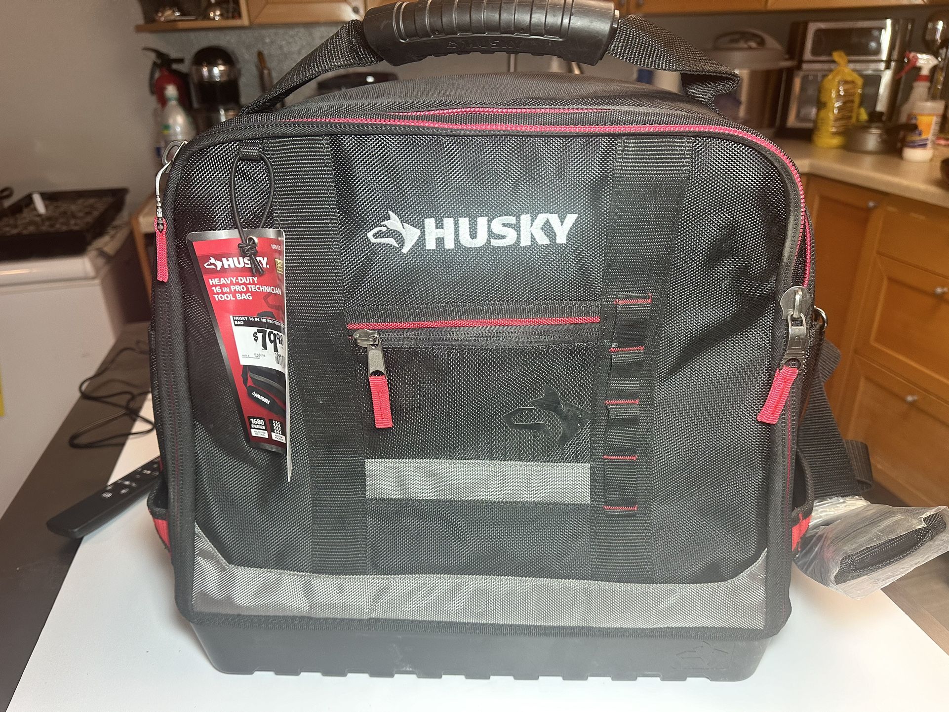 Husky Heavy-Duty 16 in. PRO Technician Tool Bag