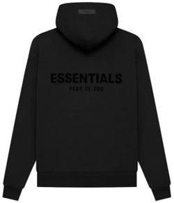 Essentials Hoodie   Black “Stretch Limo”  Size XS / L